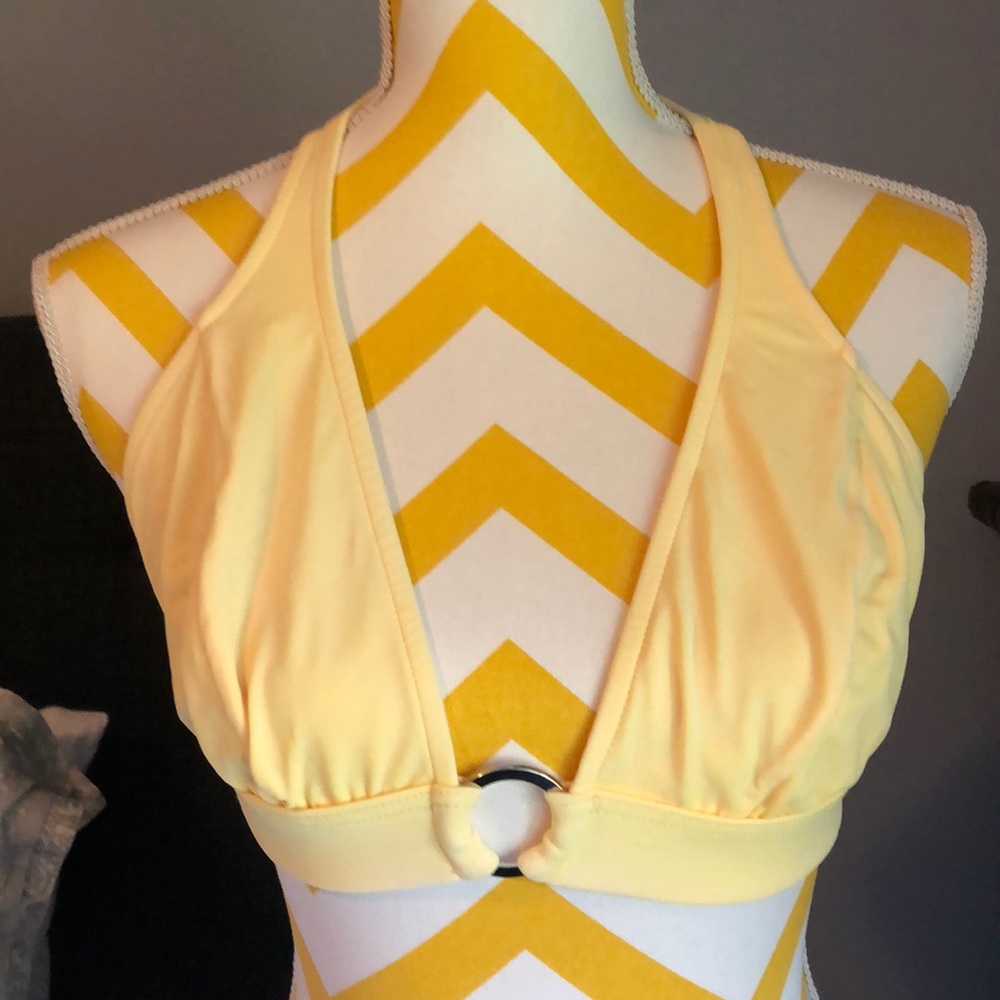 Yellow Bathing Suit Top